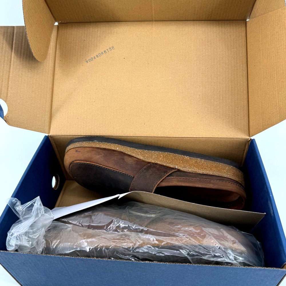 White Mountain Bueno Clogs Size 10 Brown Leather Buckle Comfort Mules W33951-979 - Picture 5 of 8